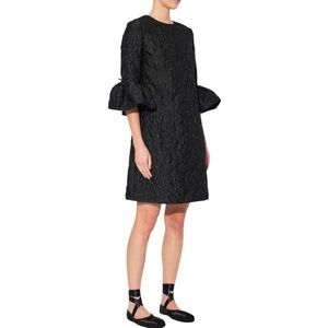 ERDEM Black Textured Dress